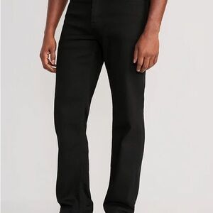Old Navy Men's Loose Built in Tough Black Jeans NWT 34x30